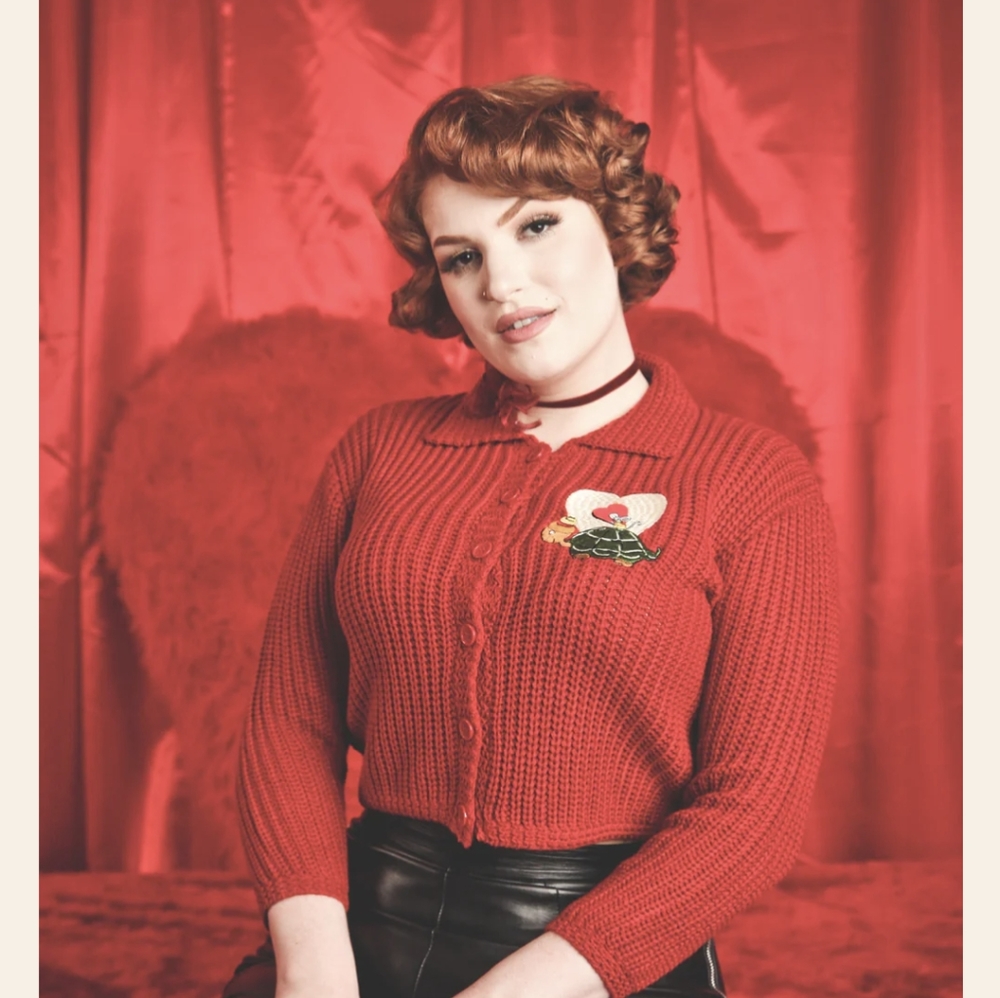 Mischief Made Slowpoke collared cardigan